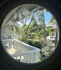 View from kitchen