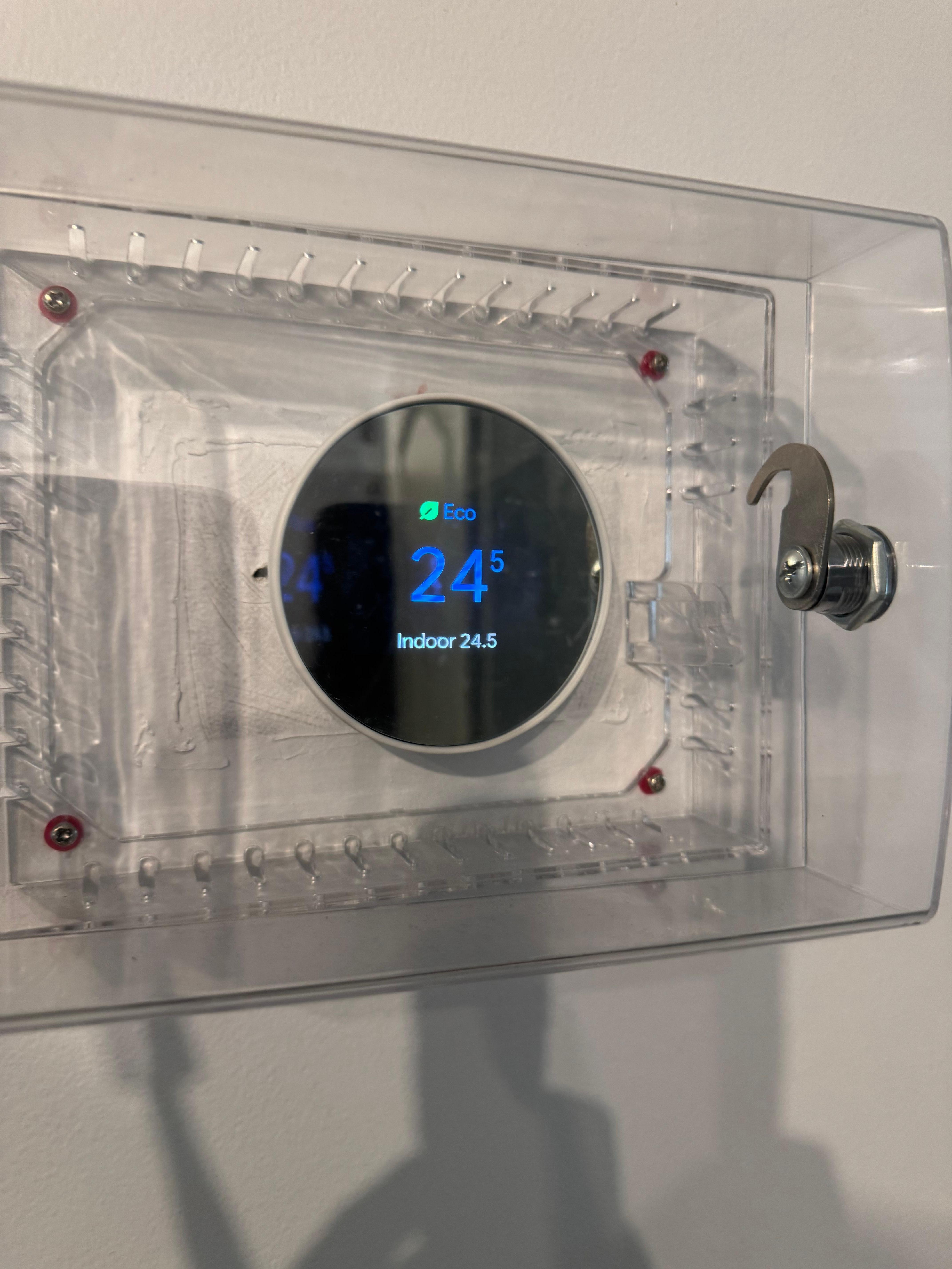 temperature 
of house most of stay.  