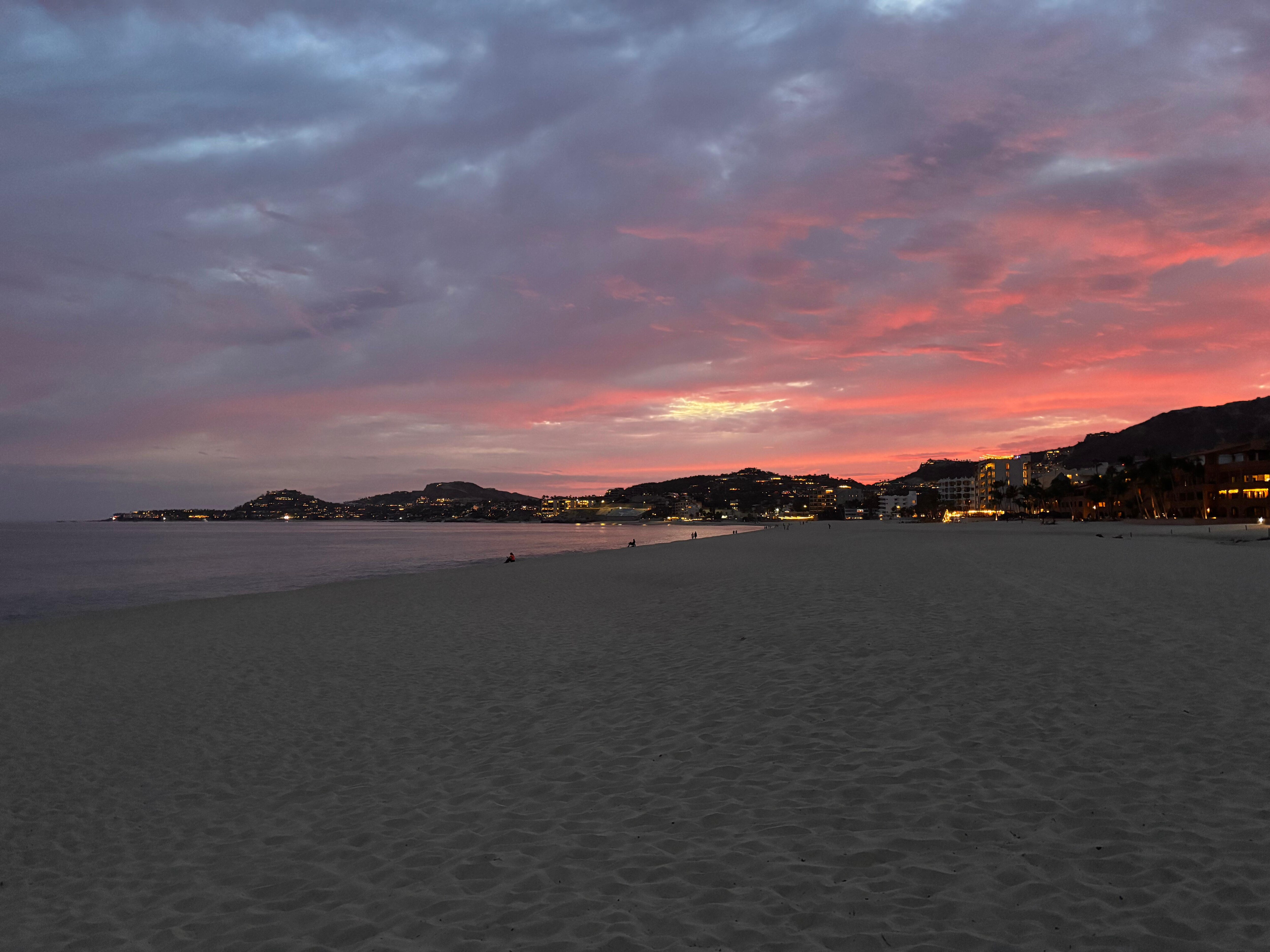 View to the south down the beach