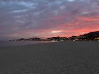 View to the south down the beach