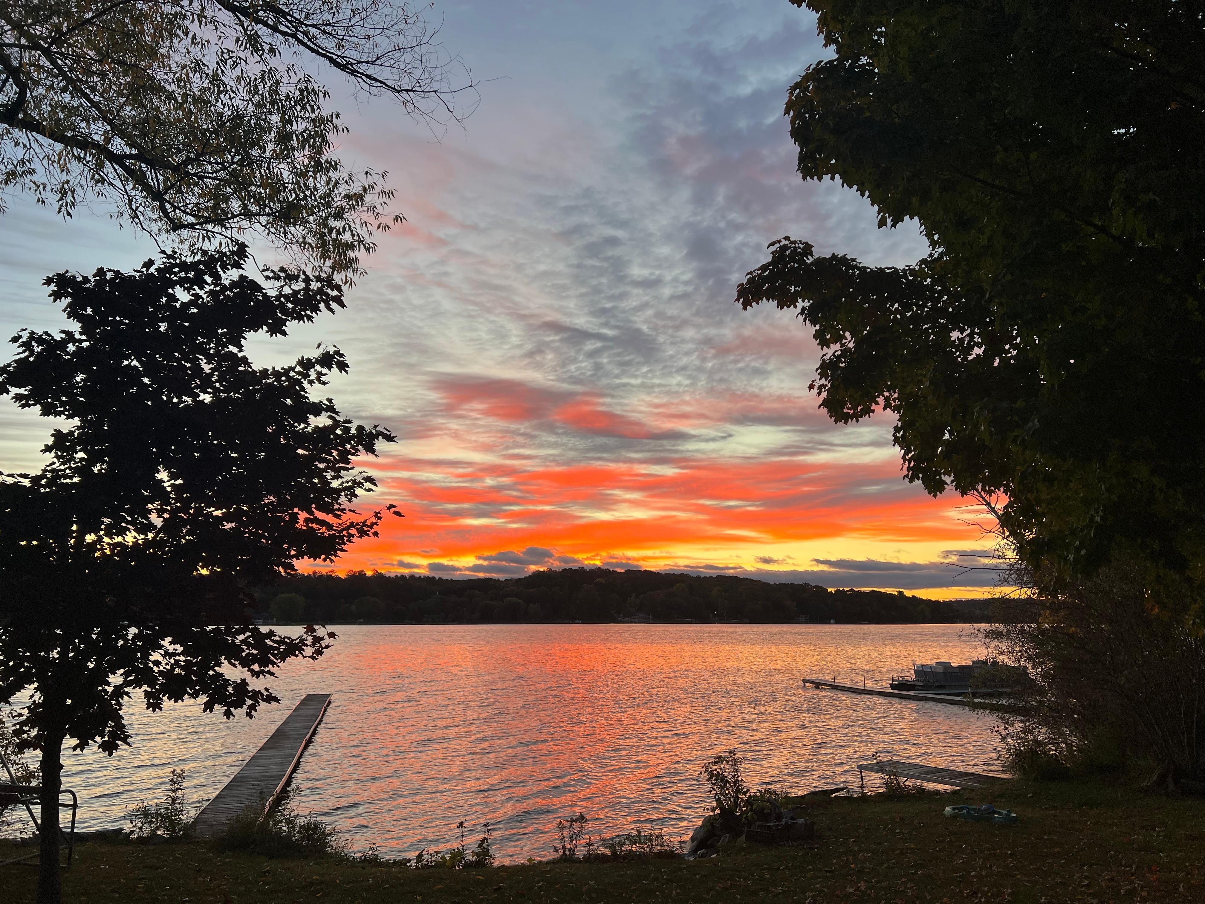 Beautiful sunrises every day of our stay