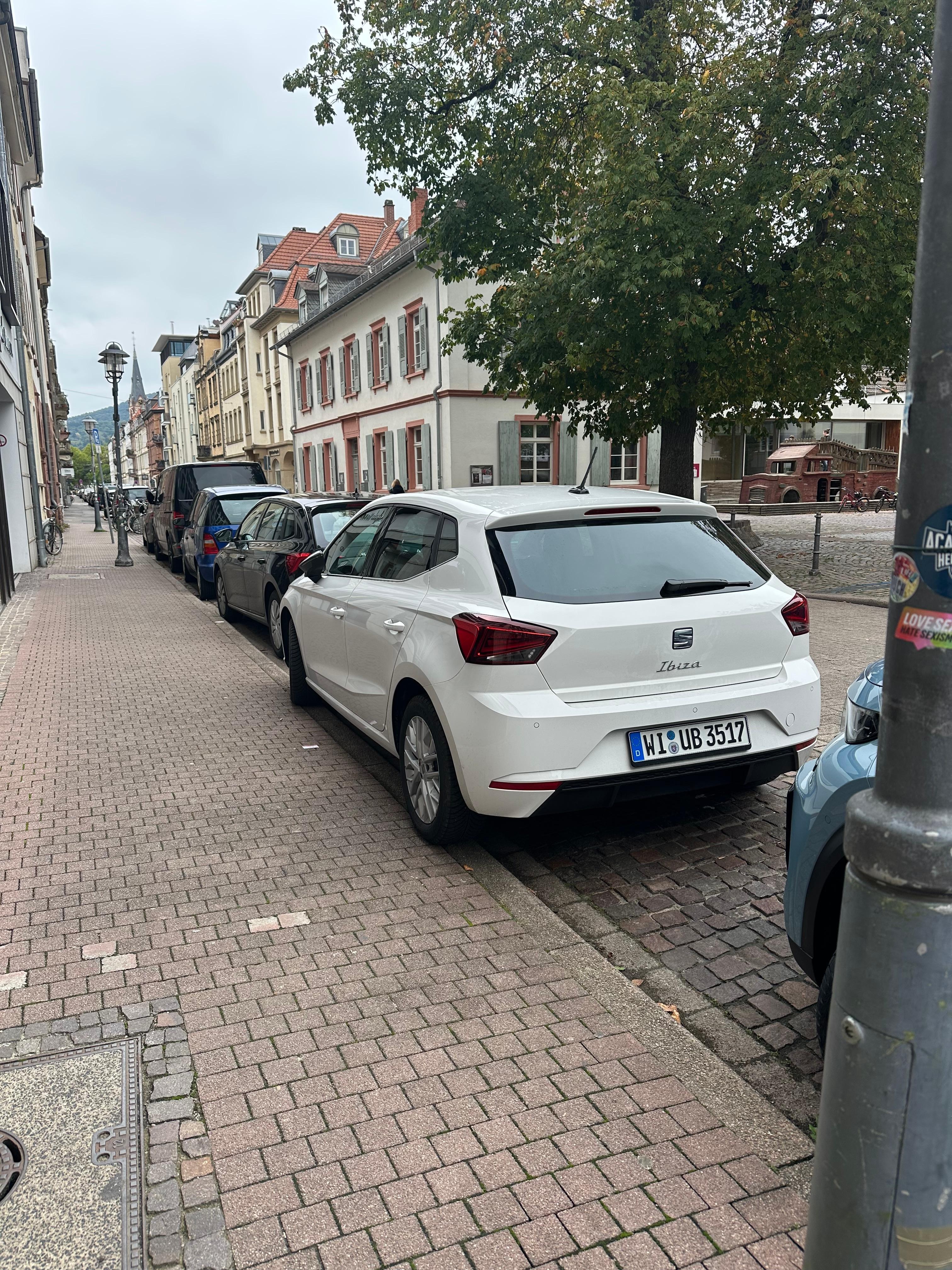 Parking can be a bit tight, but there are spots to be found.