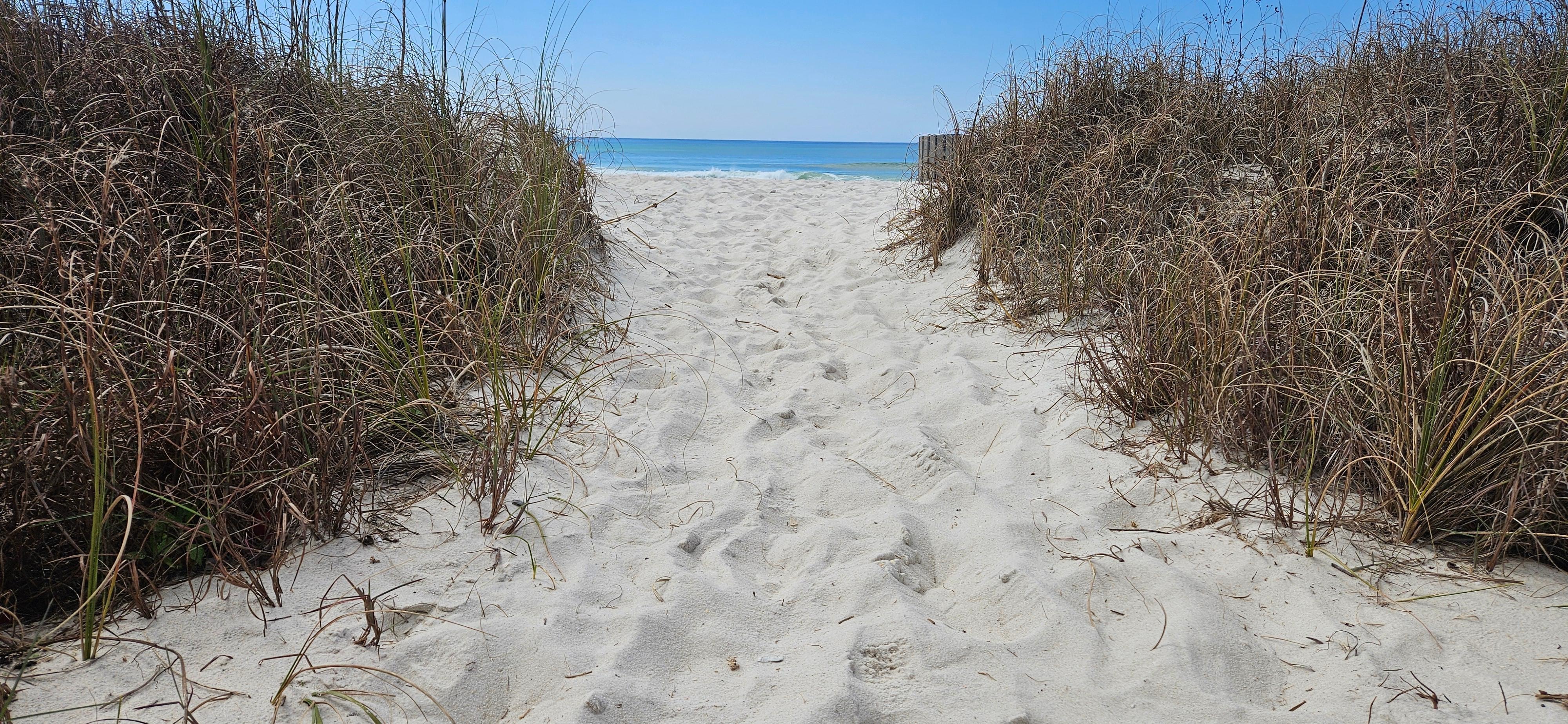 Steps from our door right onto the beach!