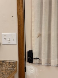 Something definitely went down here