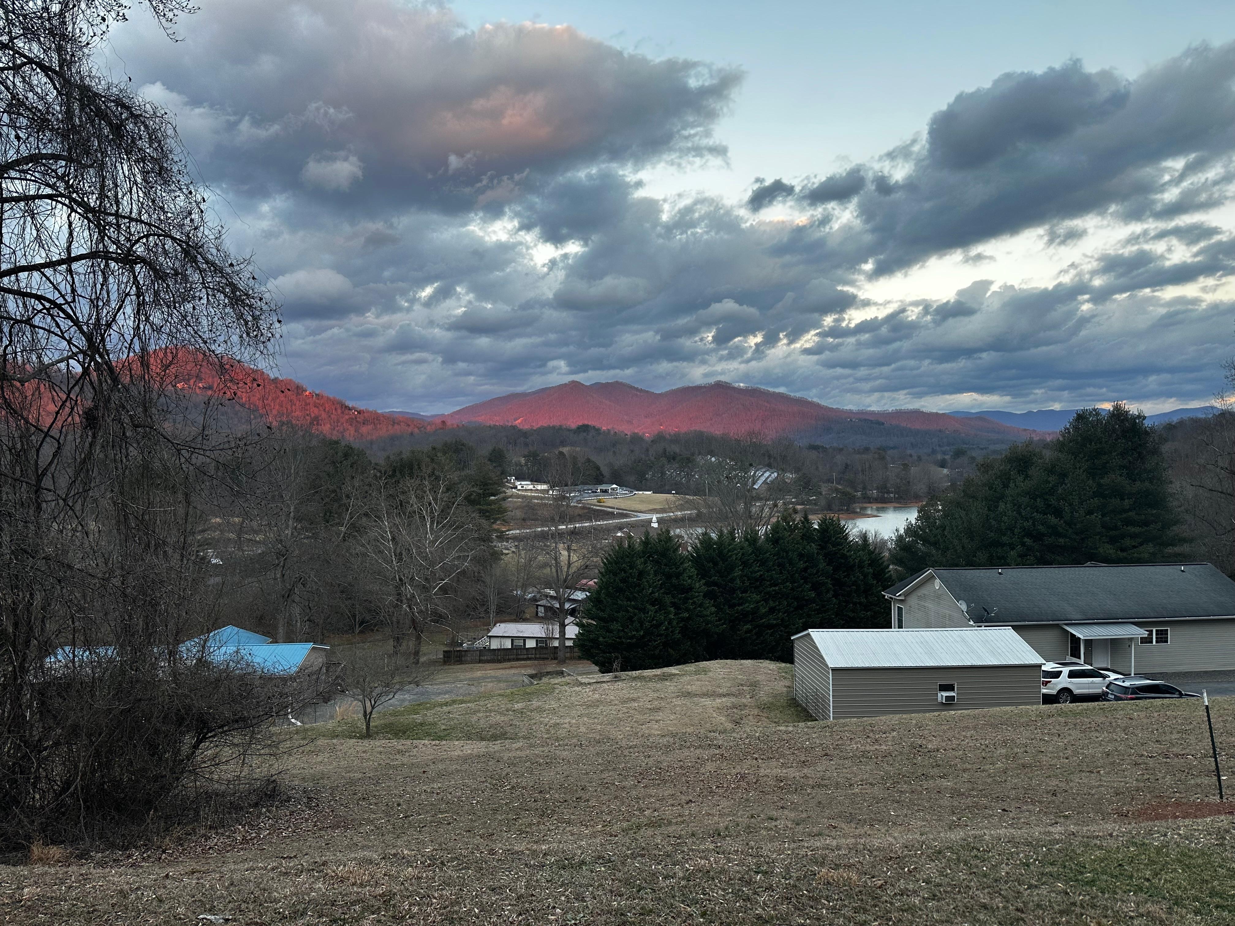 View from the porch. 