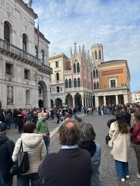 Literally just a few steps from our apartment