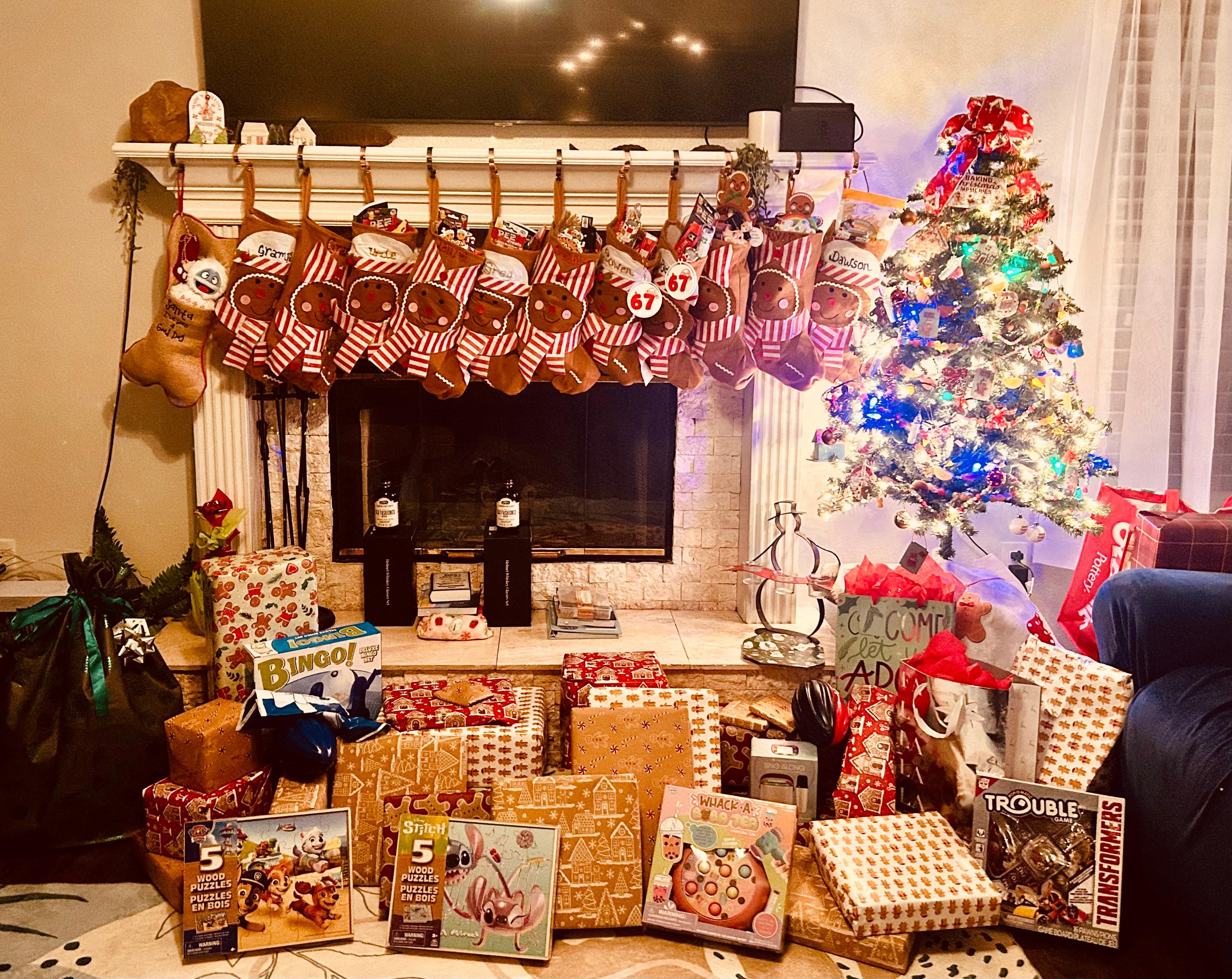 Christmas morning in a VRBO and it was still perfect! 