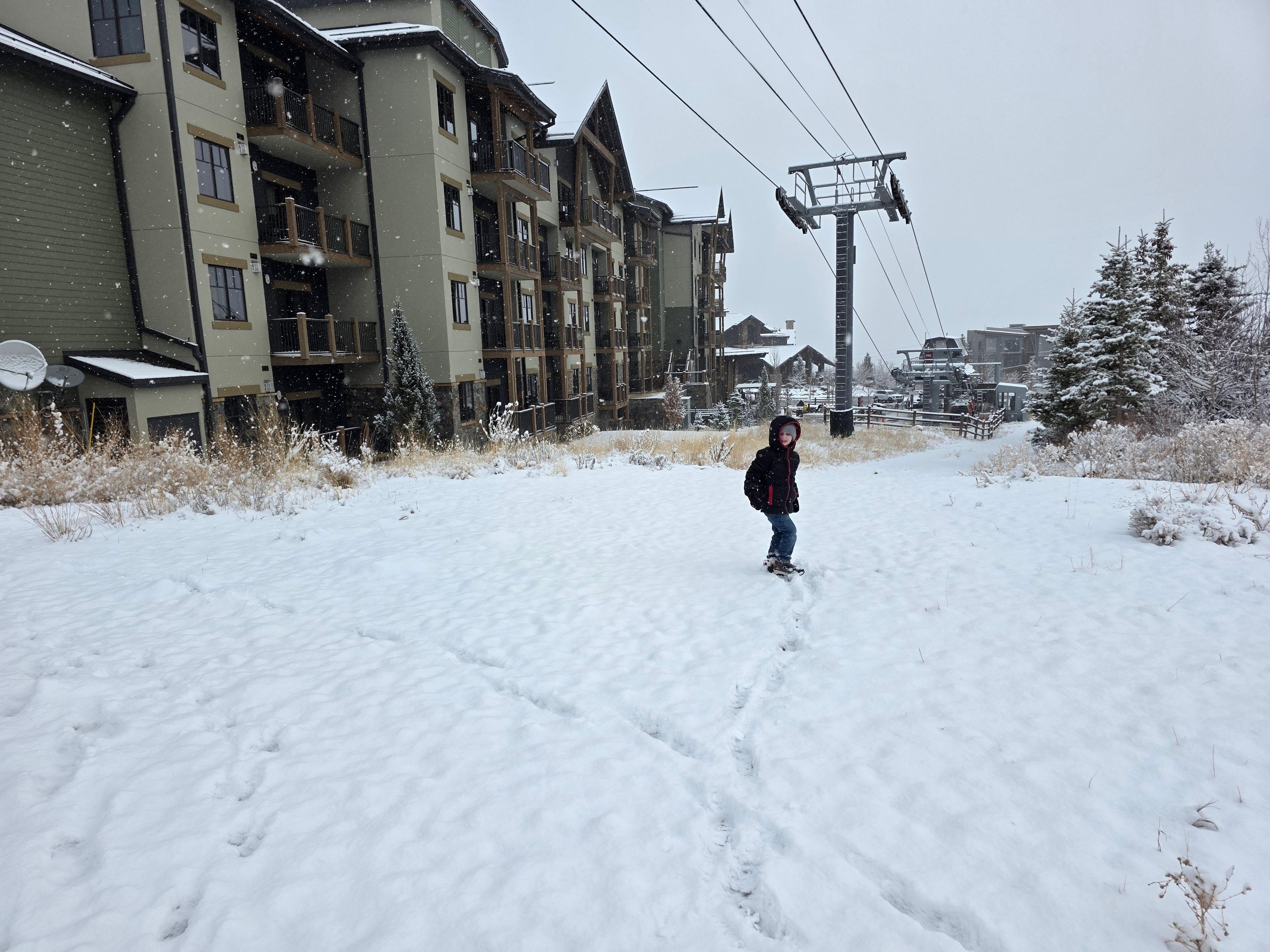 Our room was on the 1st floor so we could walk off our balcony. Very nice! 