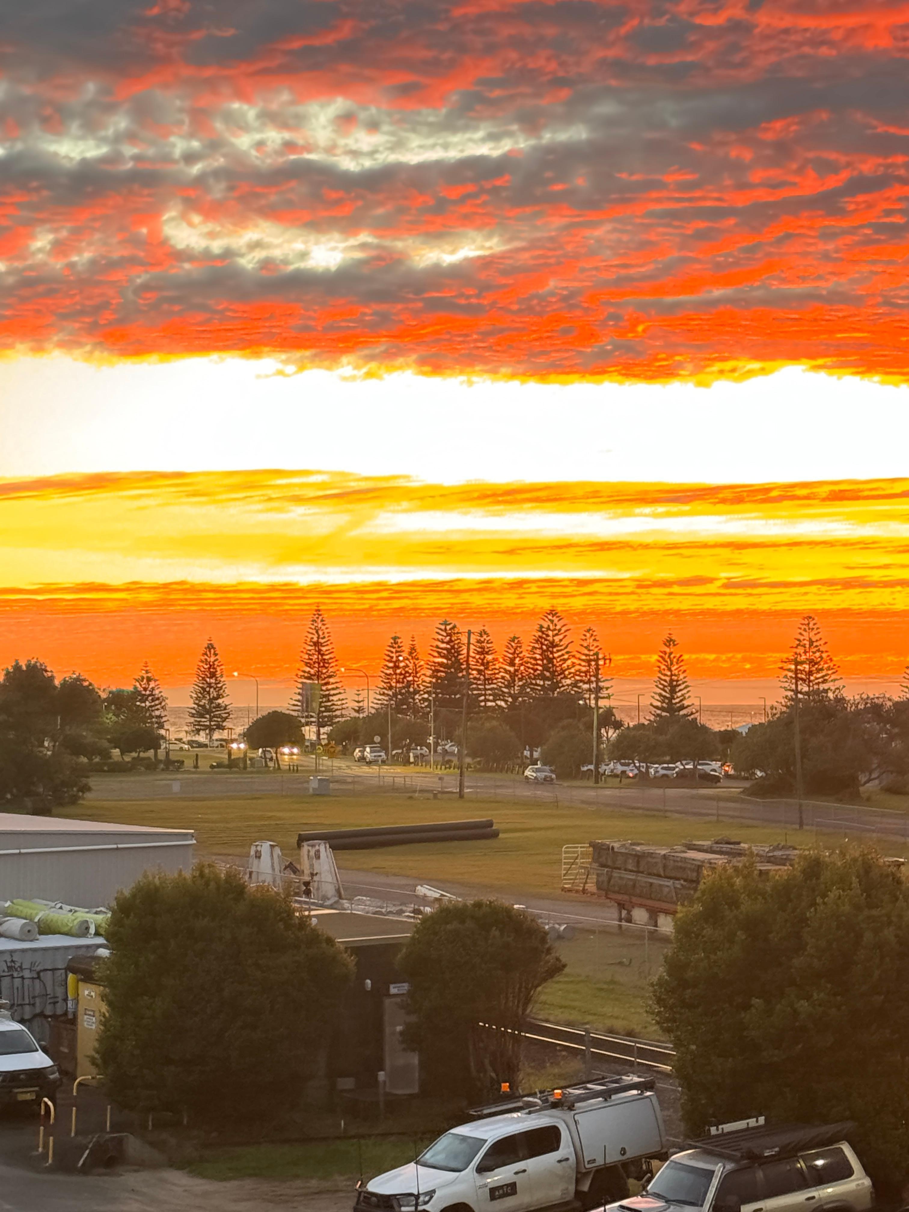 Sunset from the Balcony