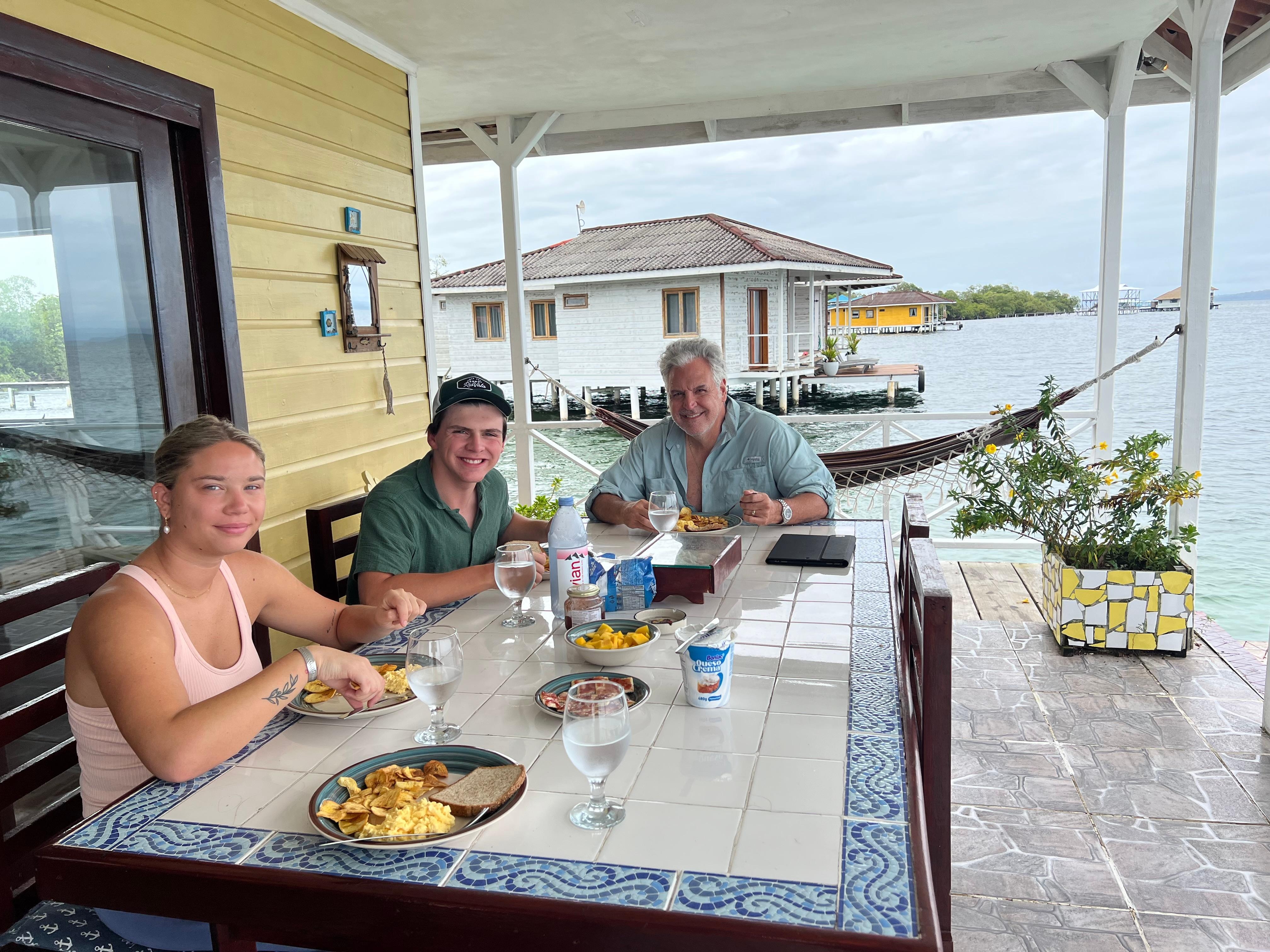 The kitchen has everything you need to prepare basic meals. Outdoor dining at its best!