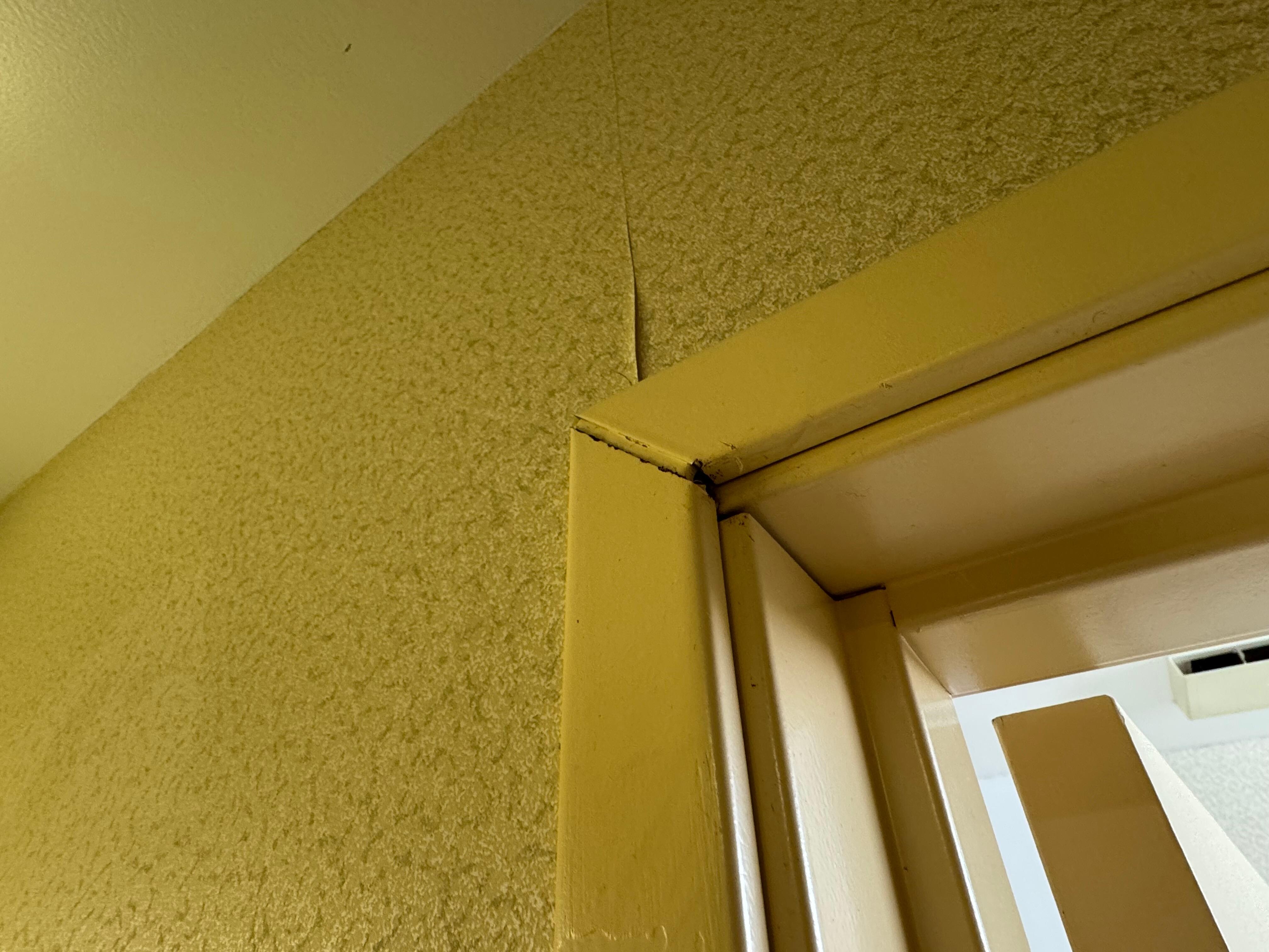 Old finishes stained by smoke