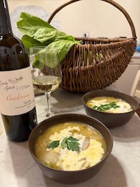 The outcome from the beautiful basket of local produce from the owners!!!! thank you!