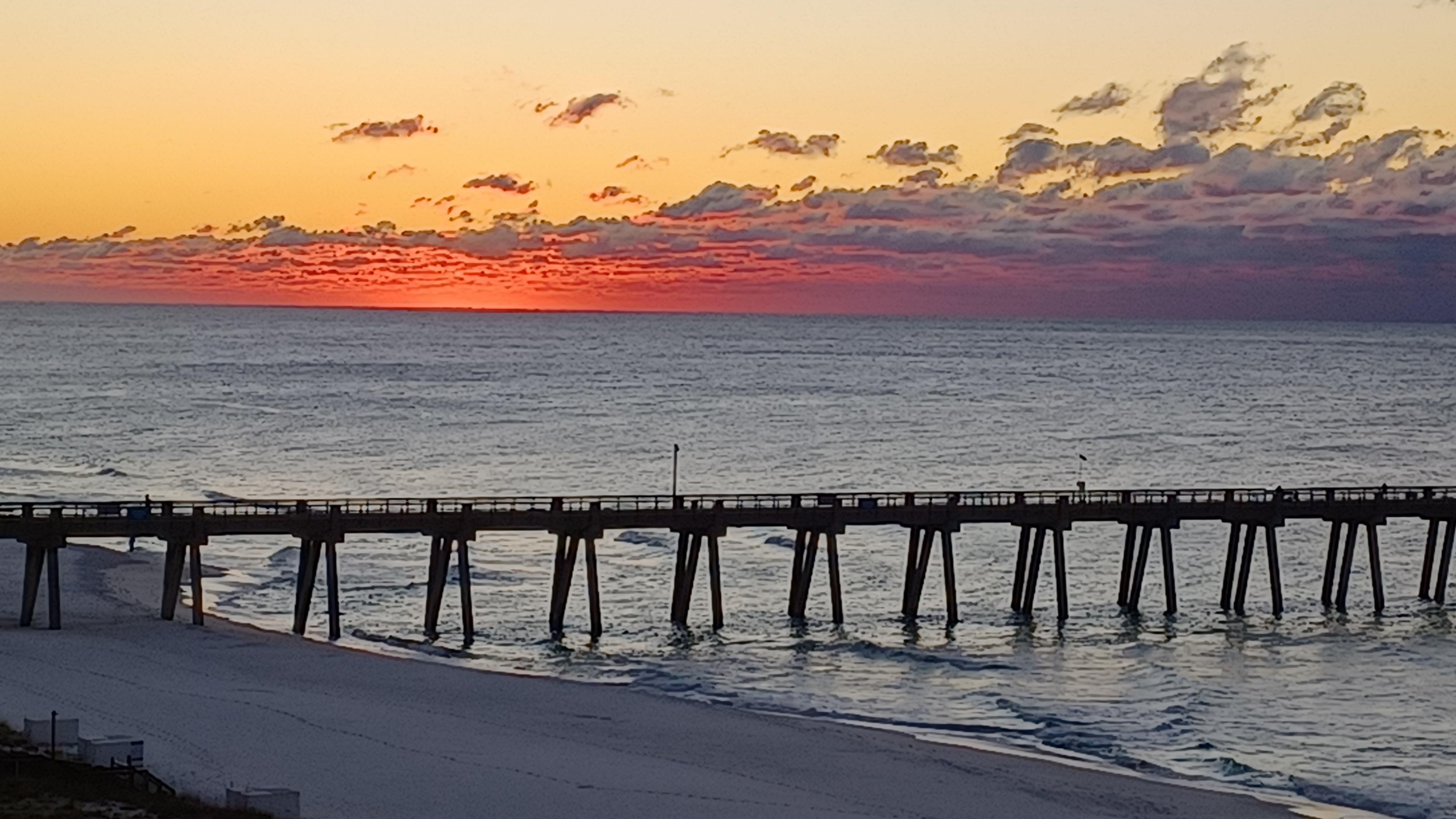 Sunrise with a cold front 😍 