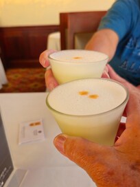 Complementary Pisco Sour!! Salud