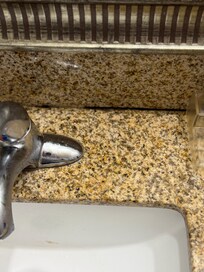 Mold on bathroom vanity