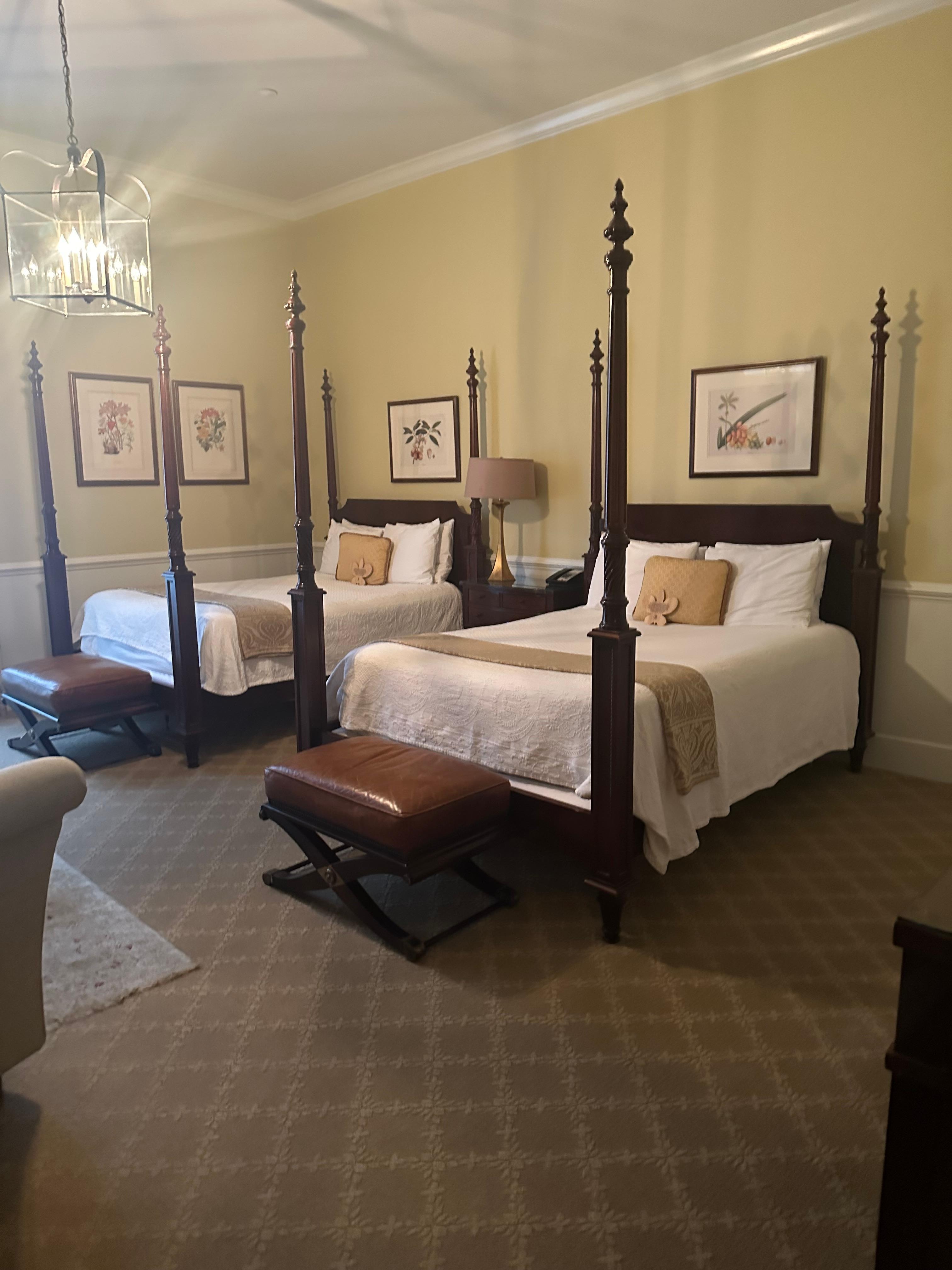 Double queens with high quality linens