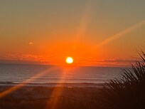 Sun rise from our balcony.