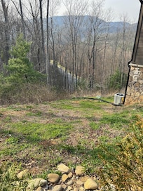 View from side of house