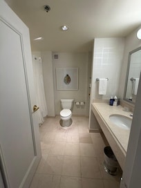 Spacious bathroom