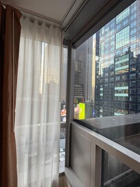 Corner room with Times Square visible from both windows!