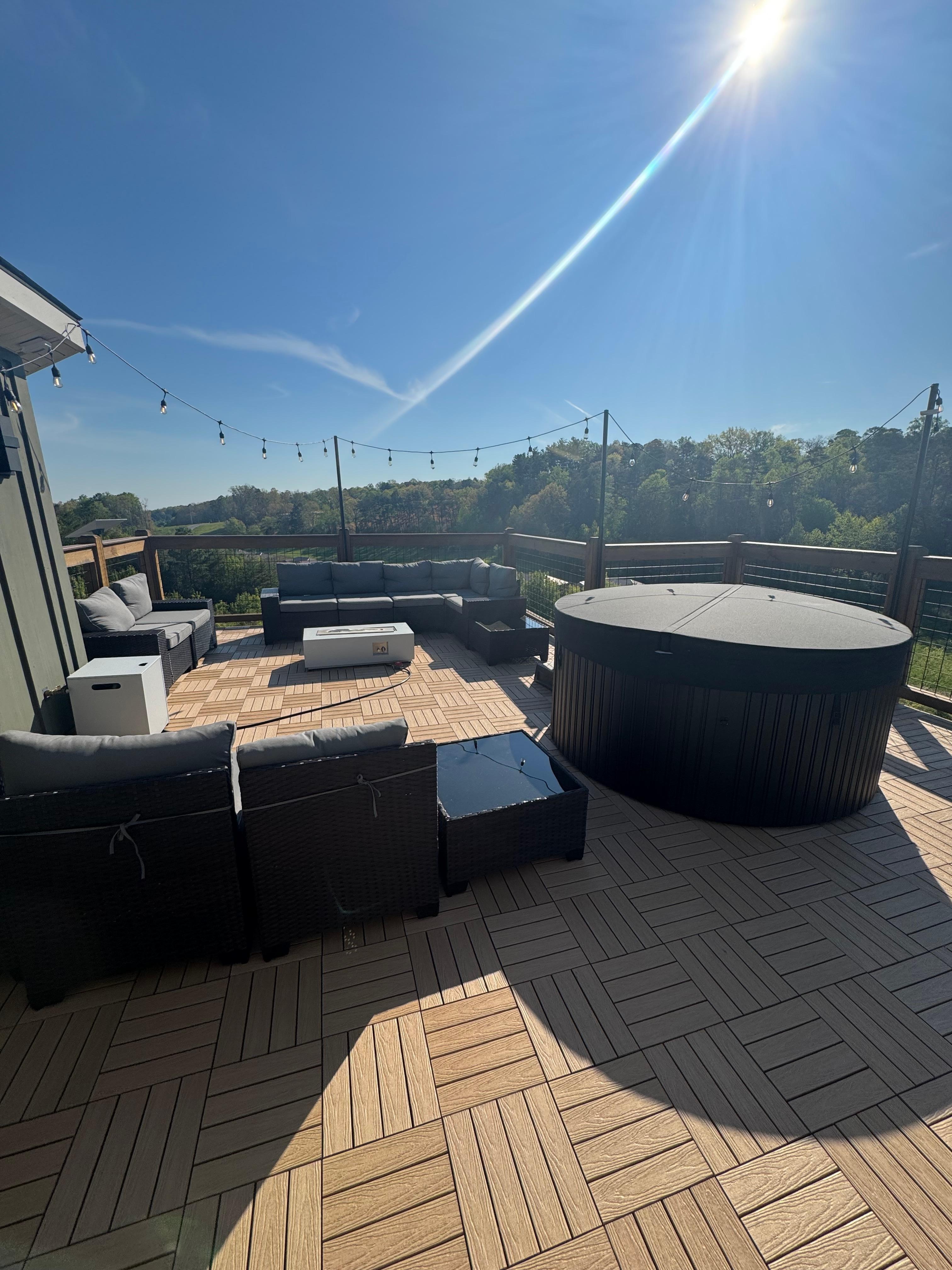 Top floor Sun deck