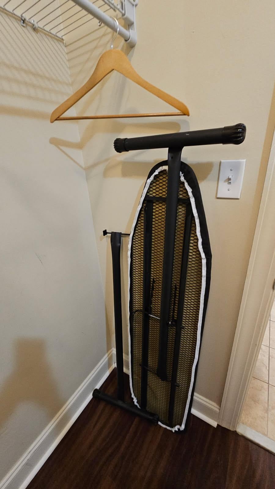 broken ironing board (yes we do iron)