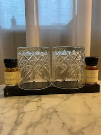 Complimentary whiskey