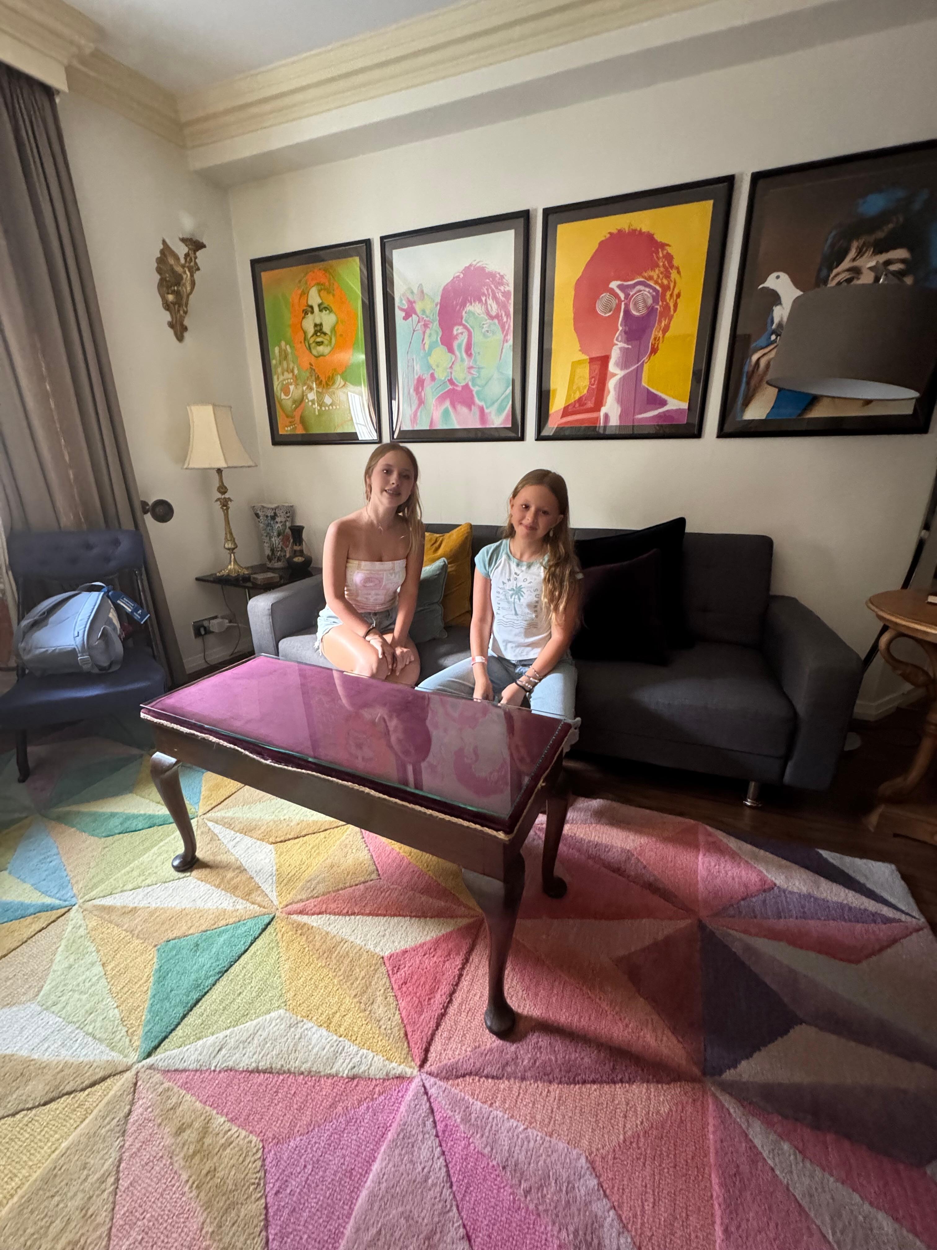 My girls loved being able to stretch out and stay in their own room. 