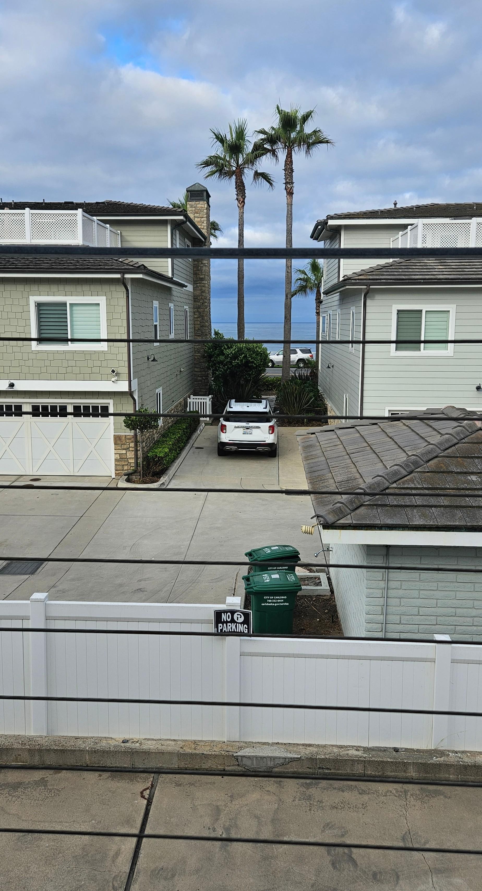 Ocean view from the balcony