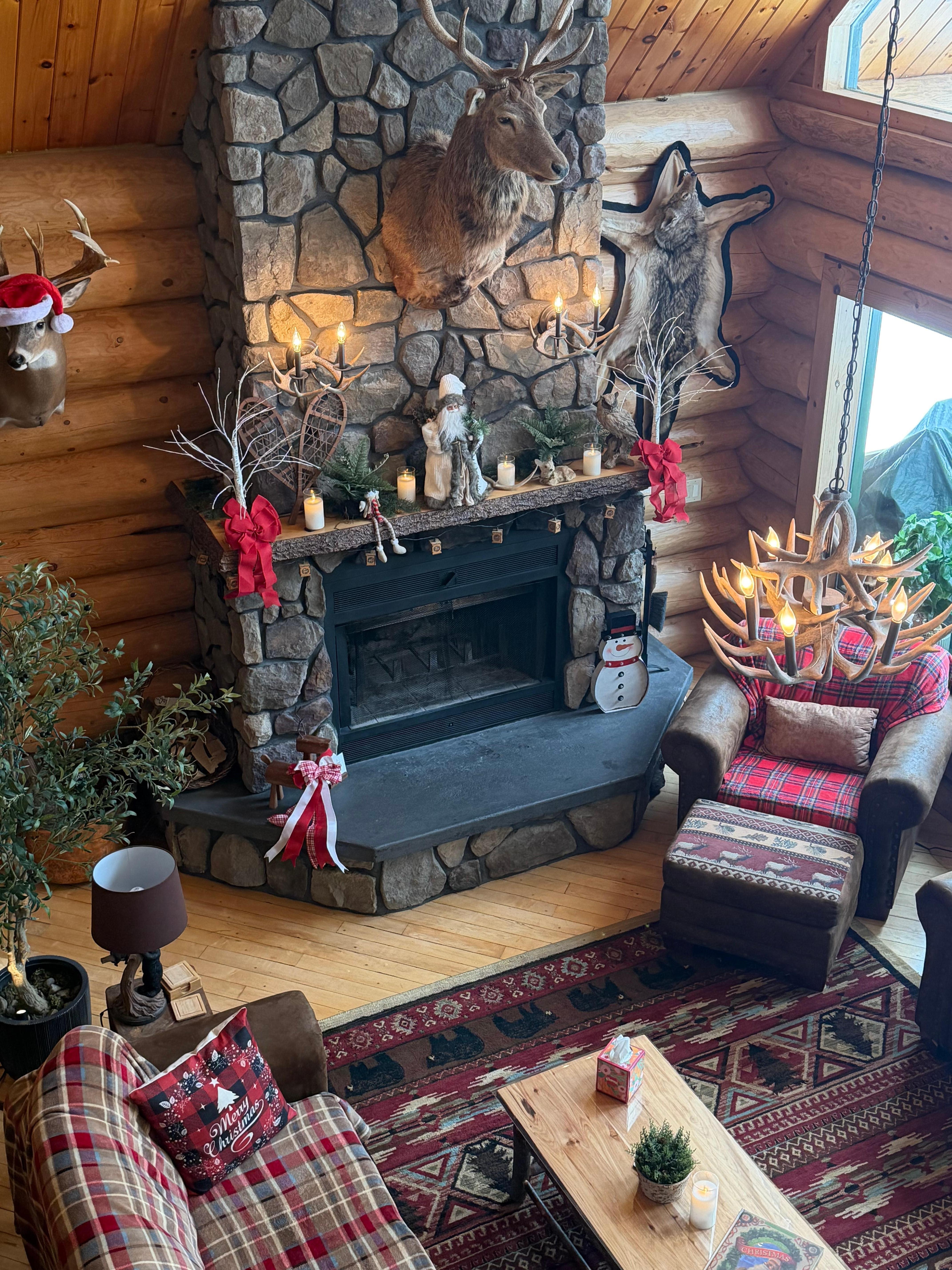 Living room, view from loft