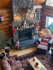 Living room, view from loft