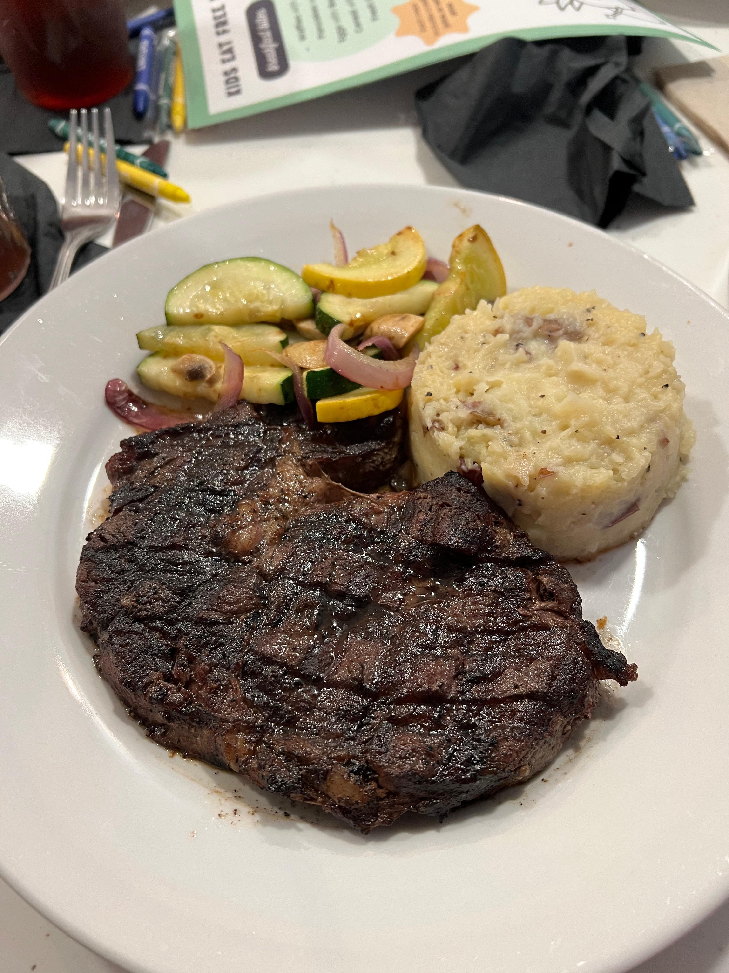 Food from the hotel kitchen. Yum!