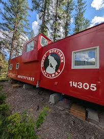 Left side of the caboose