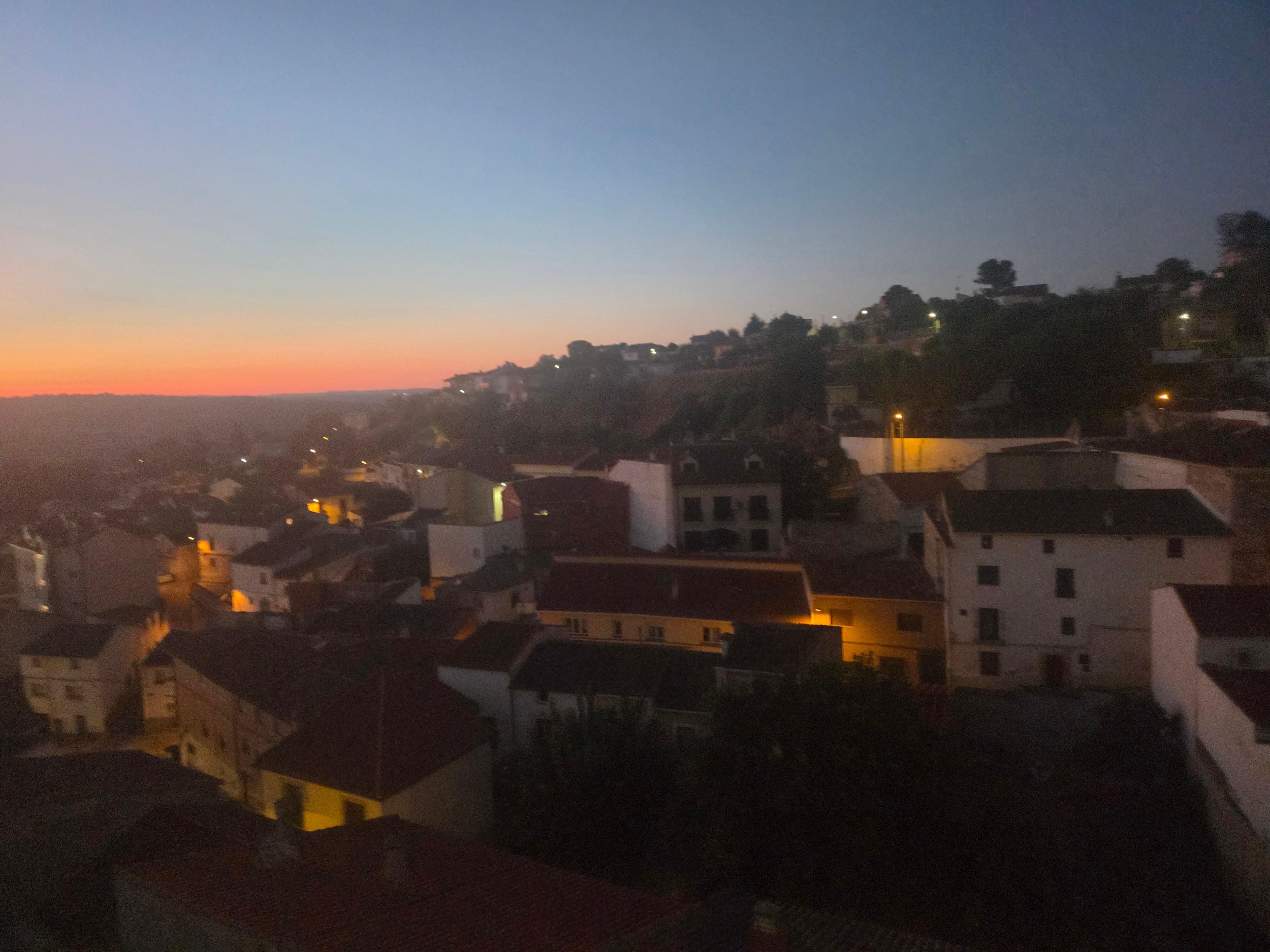 Sunrise view from the place.