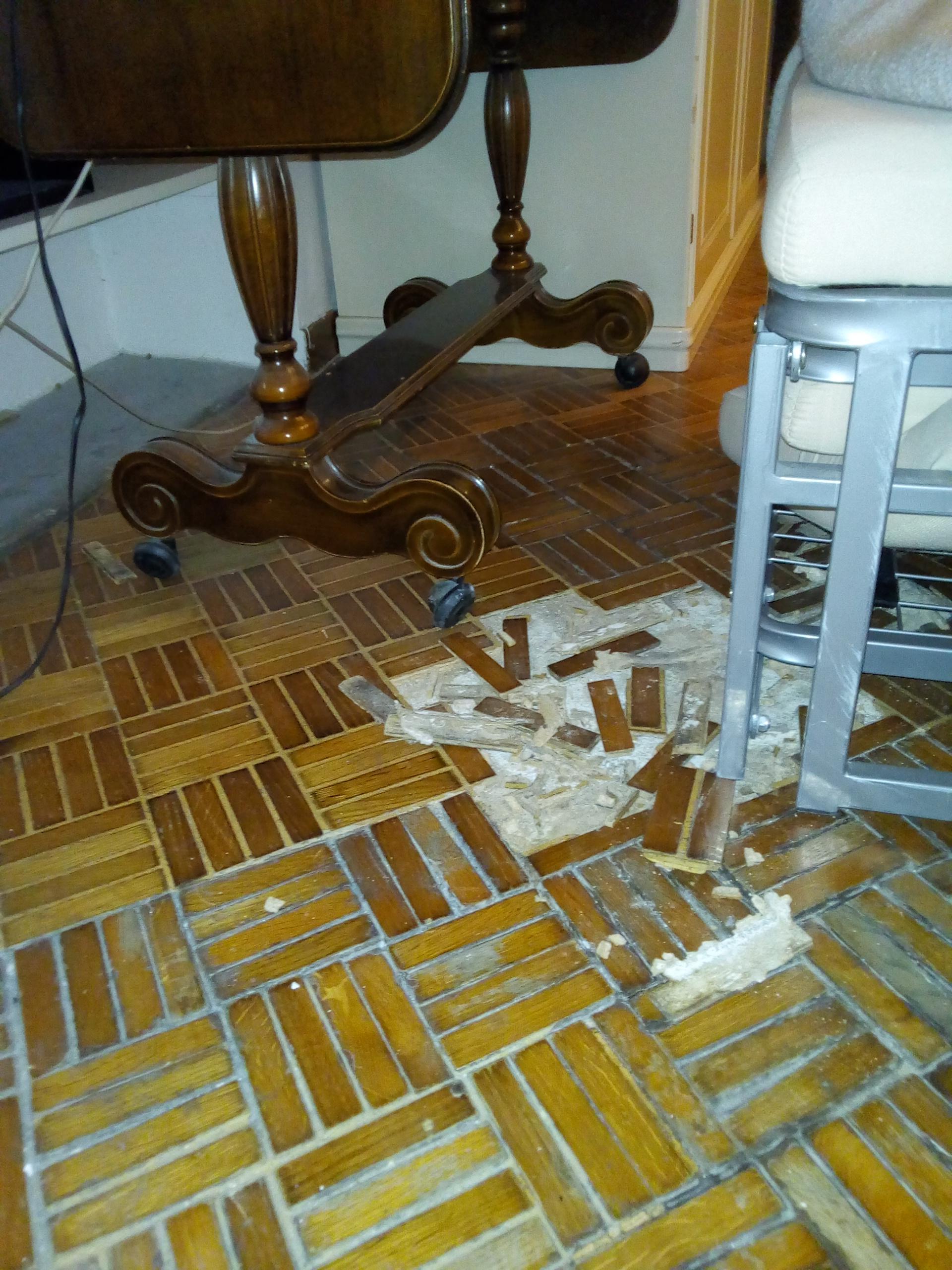 Floor damage