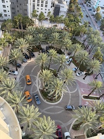 Valet circle from balcony