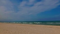 Beach was very nice and few people.