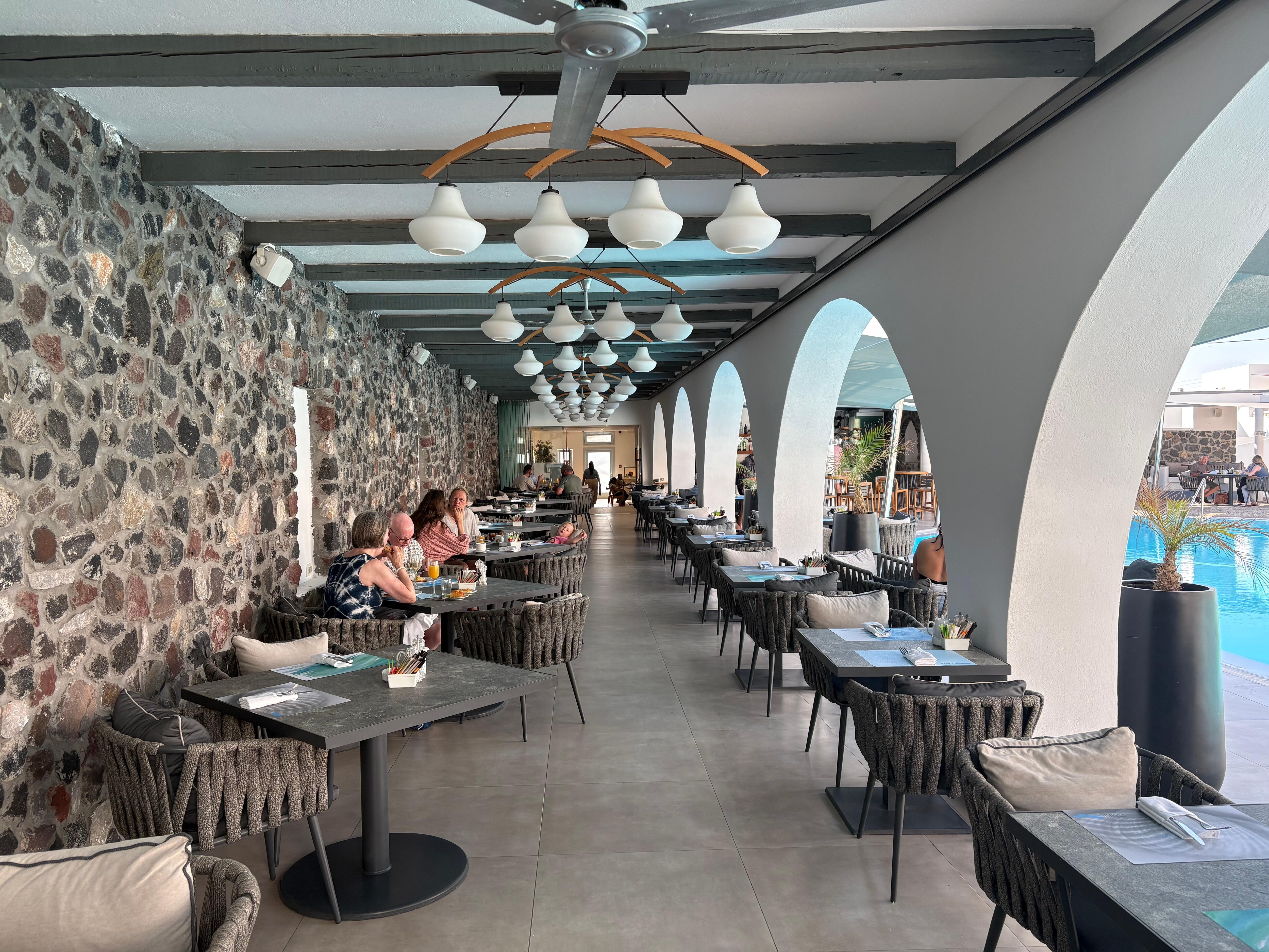 Lydia restaurant by the main pool