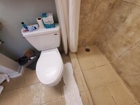 This is where the water would pool
