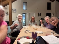 Games in the common area.
