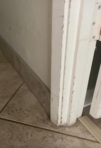 Dirty door trim