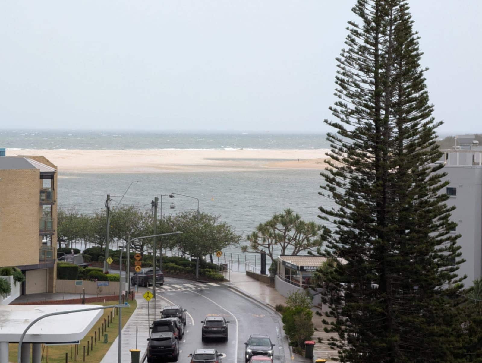 View from 5th floor balcony