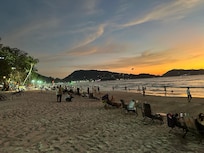 Patong beach at sunset 🌴
