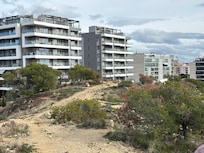 Looking towards the hotel