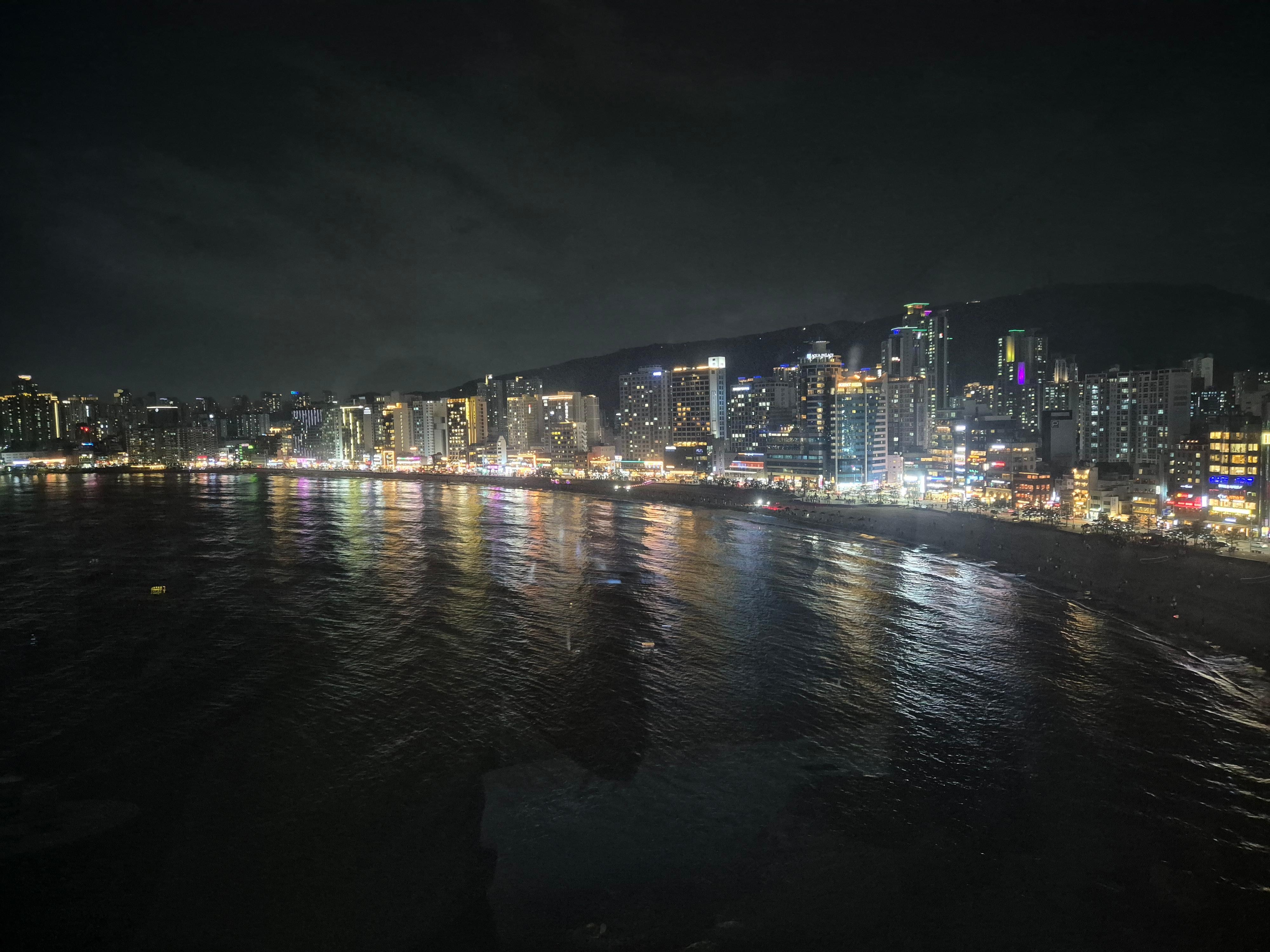 Night view from room