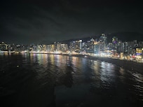 Night view from room