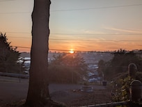 Sunset from the back porch!