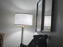 Light fixtures were crumbled up