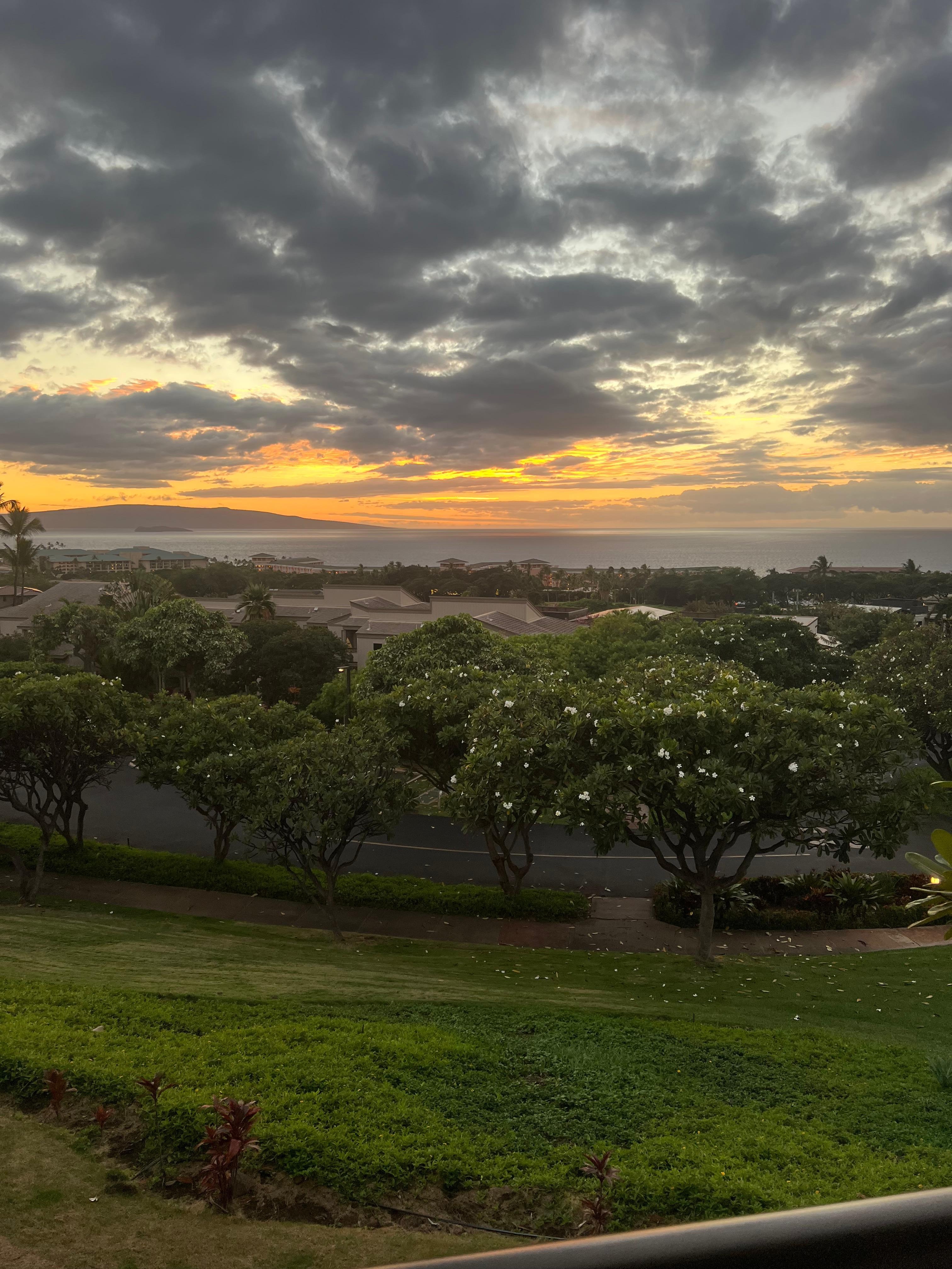 Radiant sunrise on the Lanai!