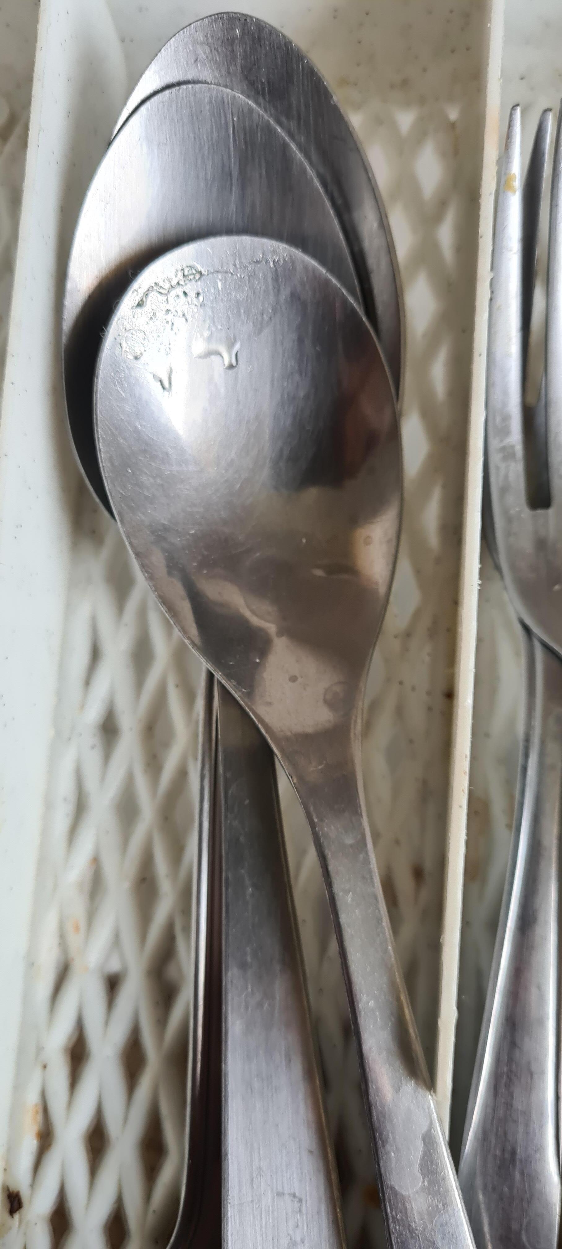 Vaisselle à notre arrivée